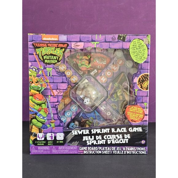 Teenage Mutant Turtle Mutant Mayhem Sewer Sprint Race Game - Picture 1 of 6